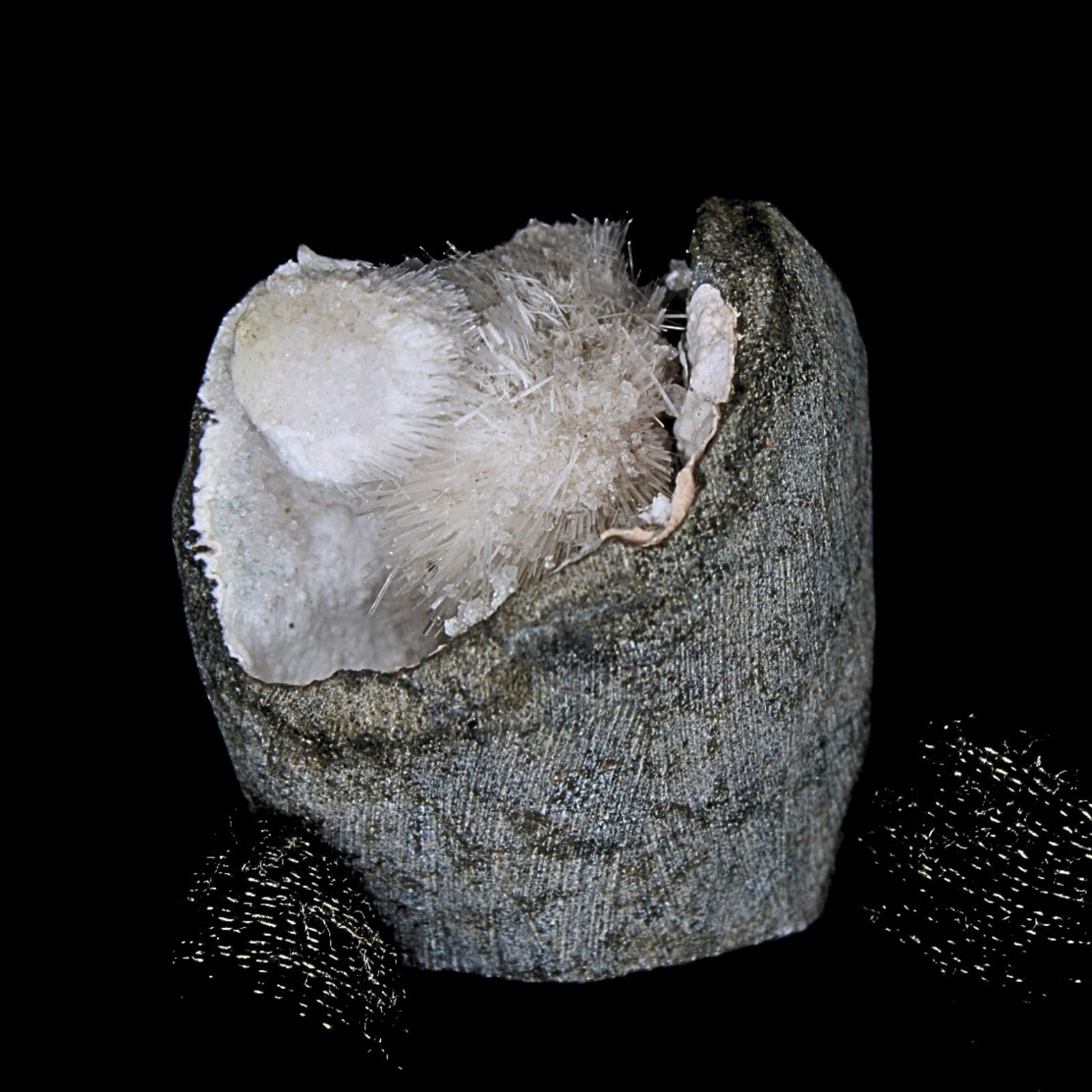 Scolecite Geode 65g Reiki Crystal for Peace Crown Chakra Healing