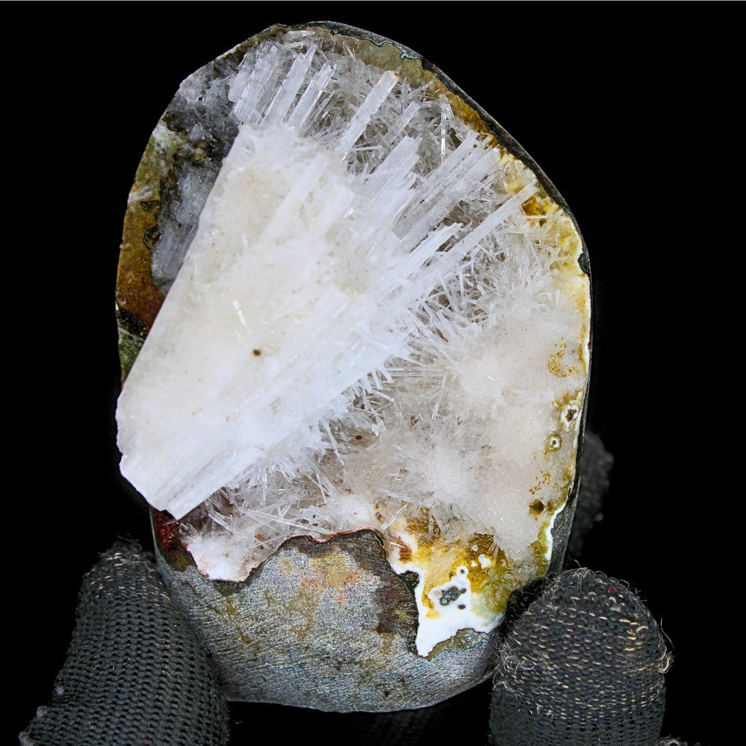 Amethyst Geode Quartz 216g Crystal Cluster for Meditation Reiki Healing Gift