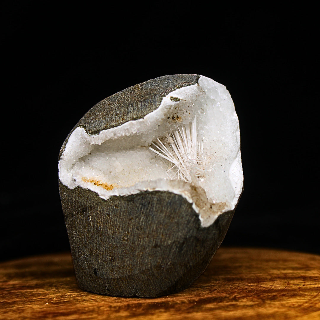 Natural Scolecite Spray Geode – 135g – Zeolite Crystal from India 🇮🇳