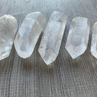 1/2 Lb Quartz Crystal Point Collection, 1.5" - 3.5" Natural Clear Quartz Points
