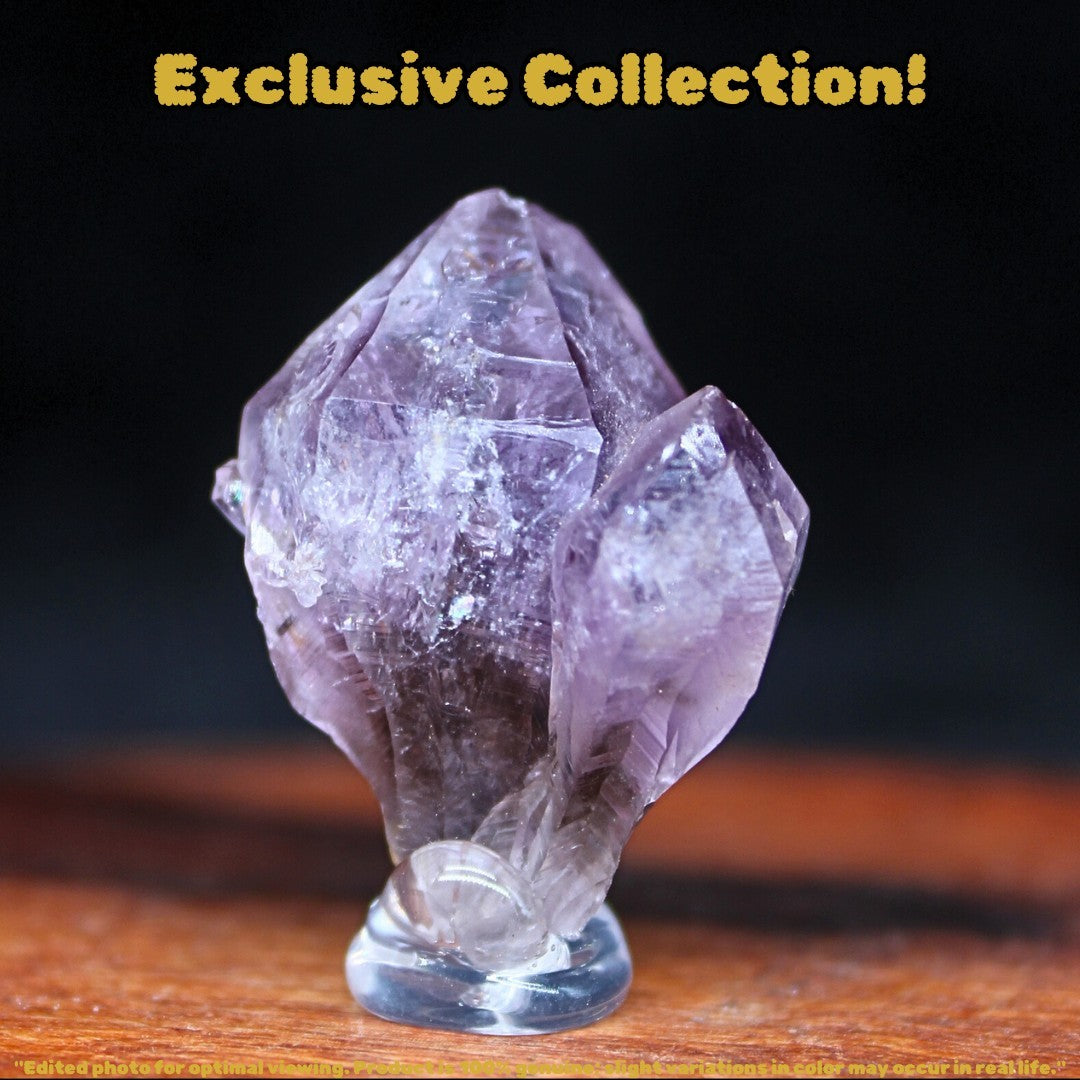 Scepter Amethyst Crystal 8g 3x2 cm Healing Stone for Meditation & Reiki