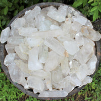 Wholesale CLEARANCE Bulk Lot 1/4 lb (4 oz) Rough Natural Quartz Crystal Points