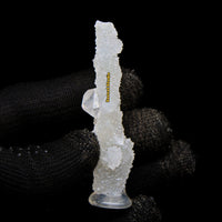 Apophyllite Rare Shiny Tower Cluster 7x2cm 80g Unusual Matrix Mineral Specimen