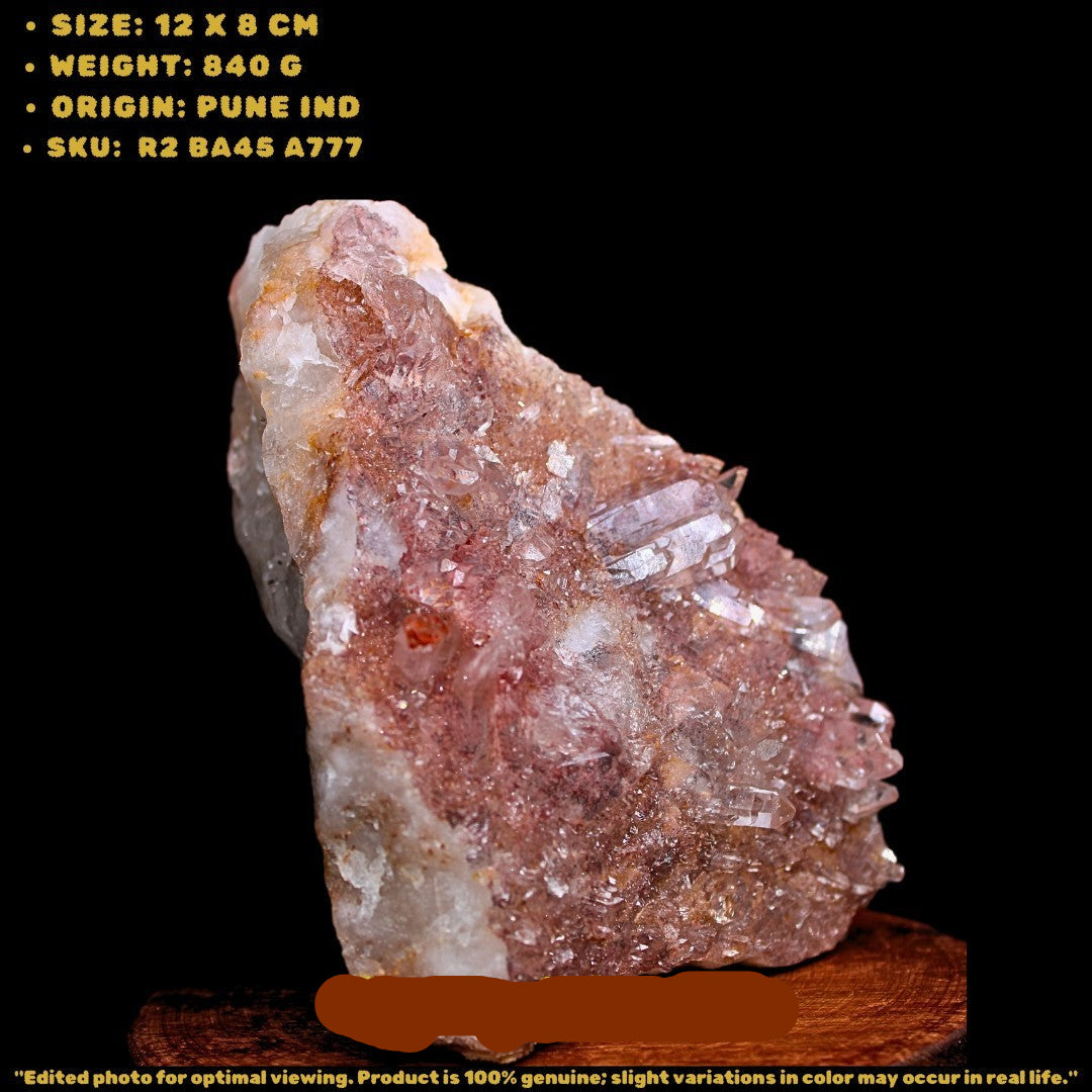 Phantom Quartz 840g Raw Chakra Stone for Meditation & Spiritual Growth