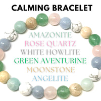 8 mm Bead Gemstone Bracelets: BUY 3 GET 1 FREE! (Stretch Crystal Bead Bracelets)