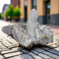 Rainbow Quartz Chalcedony Crystal 470g 10x11cm | Natural Mineral Specimen India