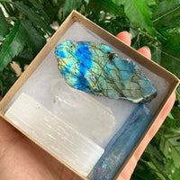 Premium Crystals & Healing Stones Set for New Beginnings, Meditation, Protection