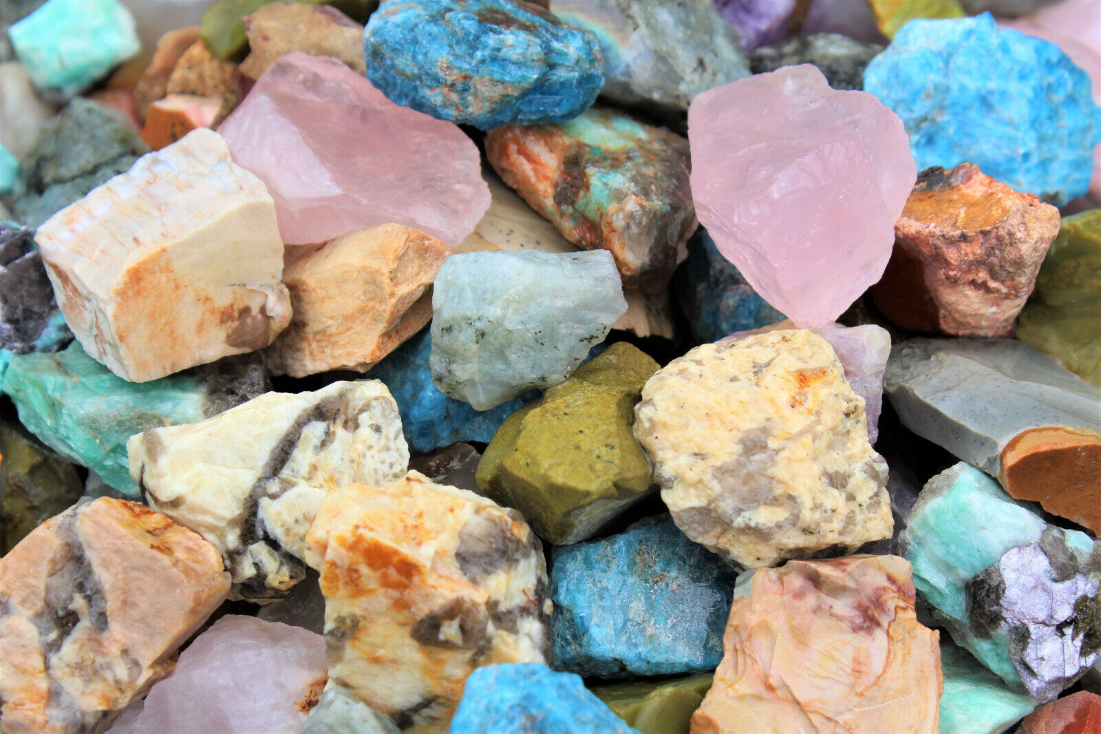 Natural Rough Stones Rocks - CARATS - Bulk Lots Huge Choice (500 1000 2000 3000)