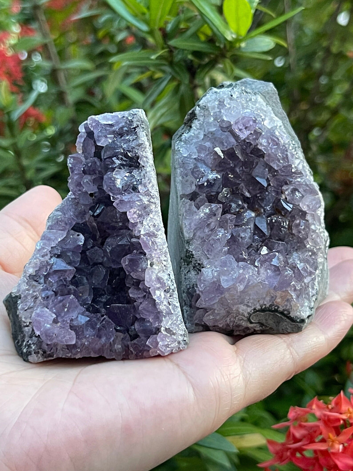 Small Uruguayan Amethyst Cluster, Amethyst Geode, Wholesale Bulk Lot
