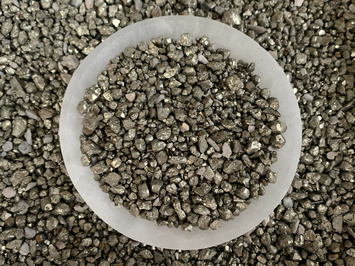 Grade A++ Pyrite Semi Rough Mini Chips 1 - 4 mm, Raw Pyrite, Wholesale Bulk Lot