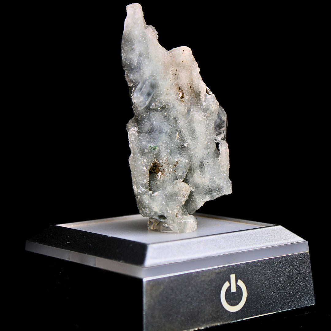 Natural Chalcedony 50g Rare Blue Crystal Mineral Specimen from India