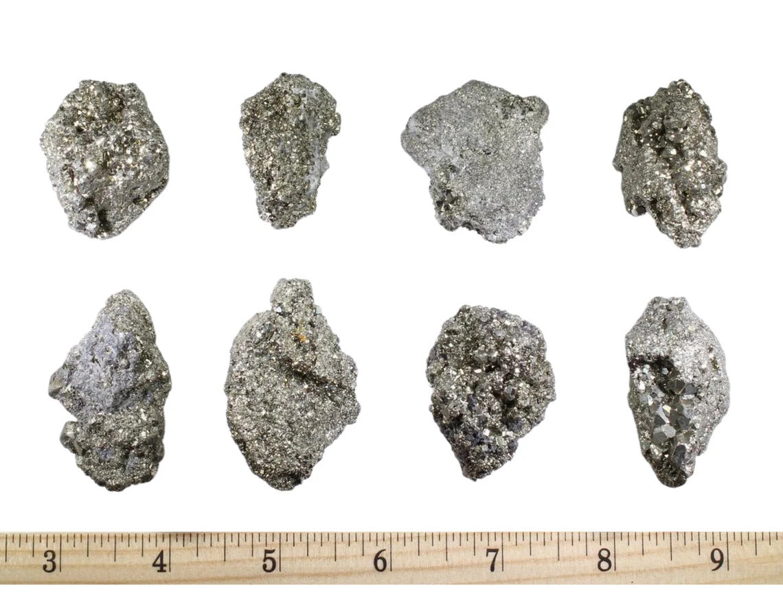 Pyrite Clusters - Natural and Raw "Fools Gold" - 1 LB Bulk Wholesale Options