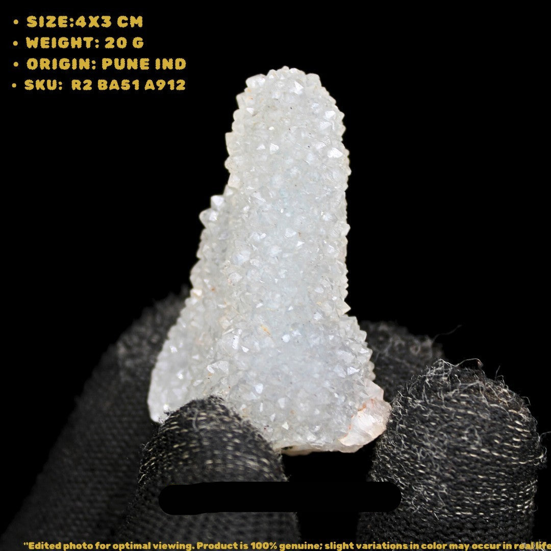 Natural Rainbow Quartz Crystal 20g Cluster Mineral India Healing Stone for Energy