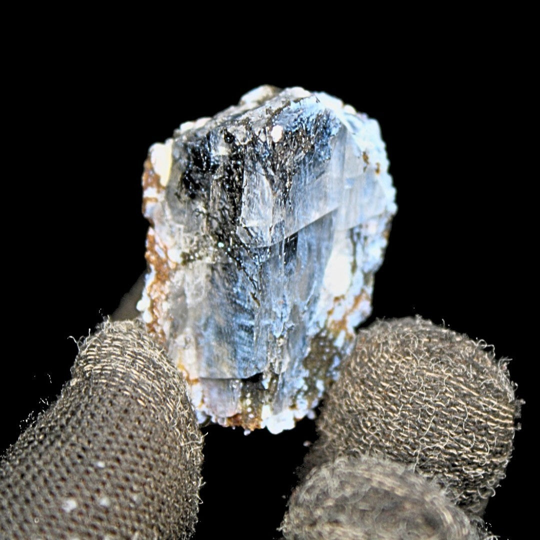 Rainbow Calcite w Mordenite 15g 4x2cm | Rare India Zeolite Specimen Gift