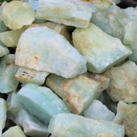 LARGE Rough Aquamarine Natural Chunk, 2" - 3" (Raw Aquamarine, JUMBO)