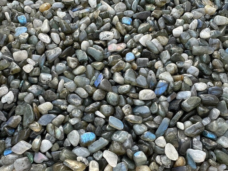 Grade A++ Semi Tumbled Gemstone Mini Chips 3 - 18 mm, Choose From 4 oz to 3 lbs