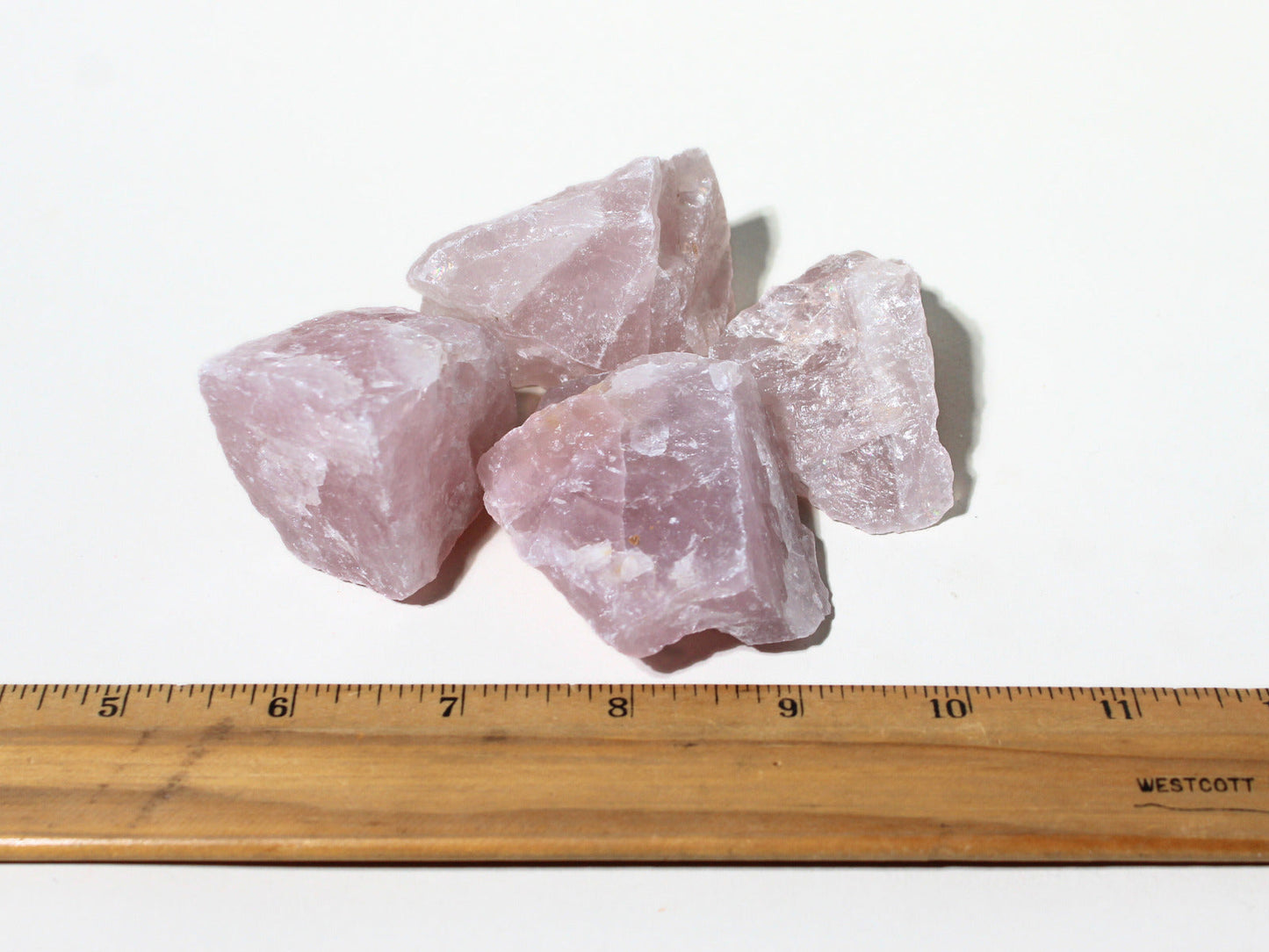 Rose Quartz - 2" - 3" Large Rough Rocks for Tumbling - Bulk Wholesale 1LB option
