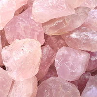 Rough Natural Rose Quartz Wholesale Bulk Lots, LARGE 2 - 3" Rose Quartz Crystals