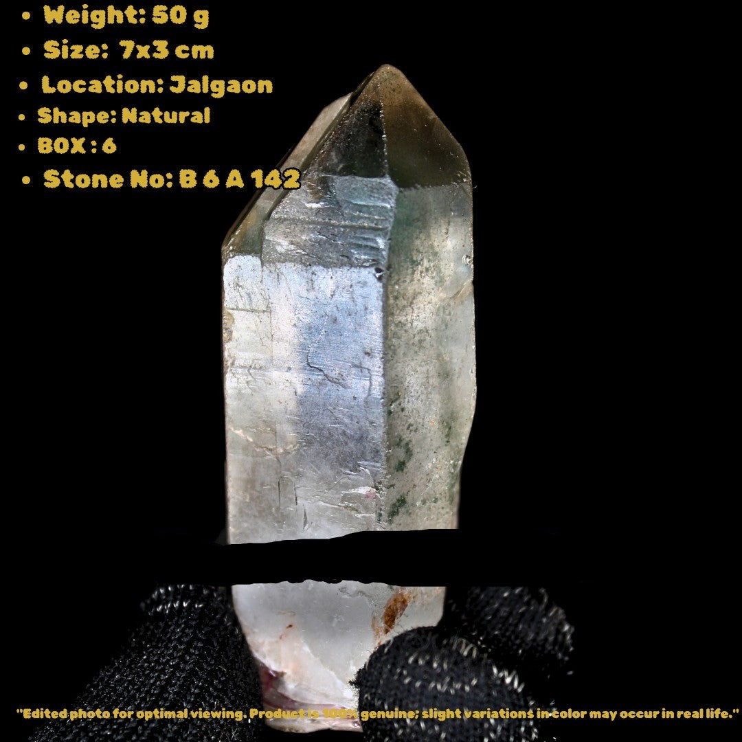 Smokey Clear Quartz 50g Healing Crystal Stone – Protection & Grounding Energy
