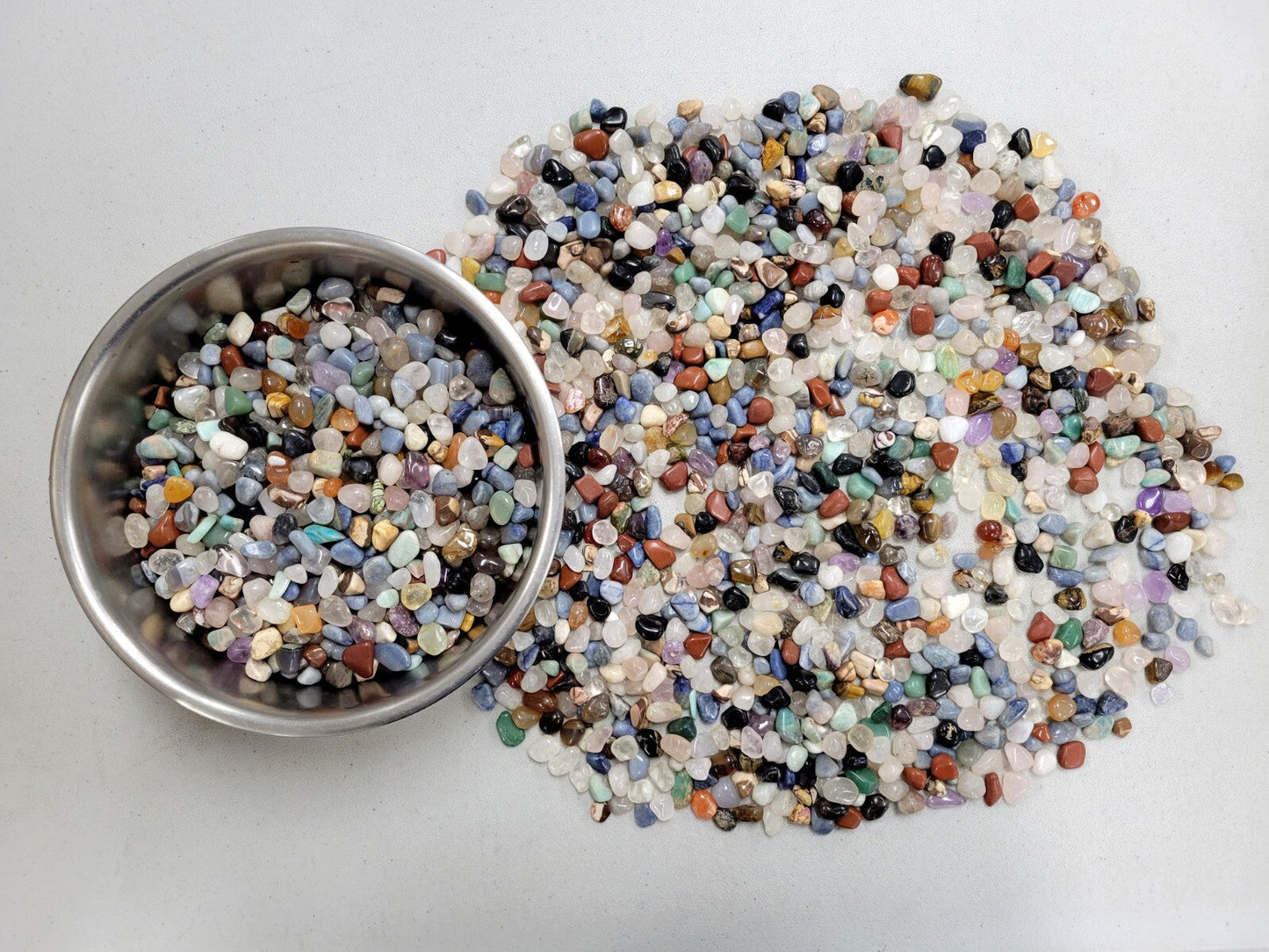 Mini Tumbled Gemstones Brazilian Mix Bulk Natural Crystals Small Stones Lot