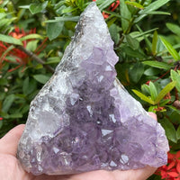 Uruguayan Amethyst Cluster, Grade B Amethyst Geode with Cut Base, Pick a Size
