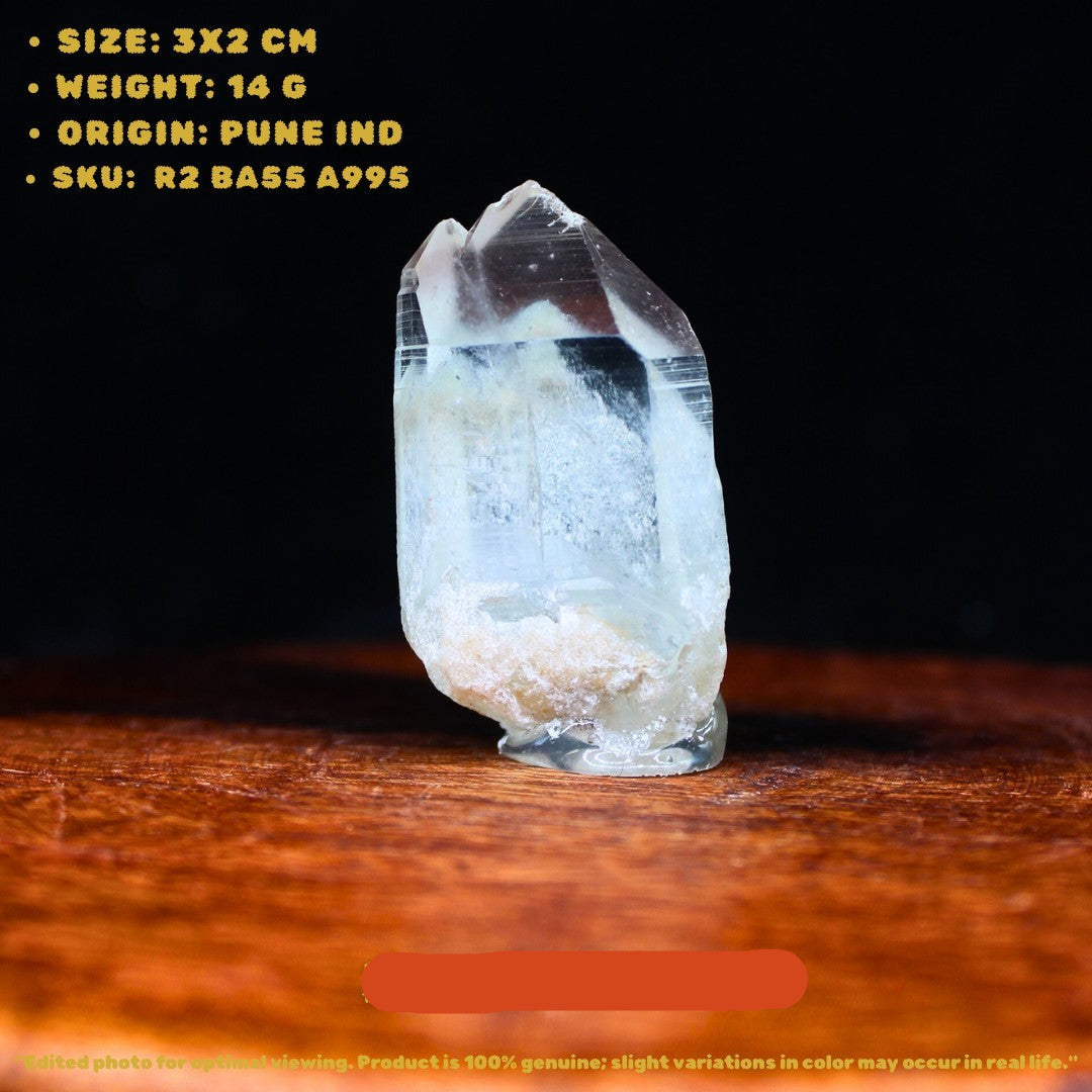 Natural Himalayan Clear Quartz Crystal Healing Stone Energy Boost 14g