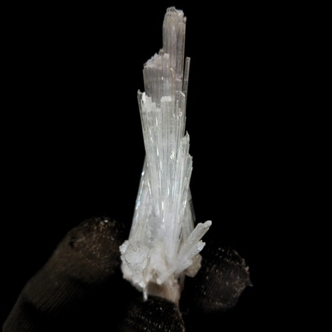 Natural Scolecite Healing Cluster 15g White Zeolite Mineral from India