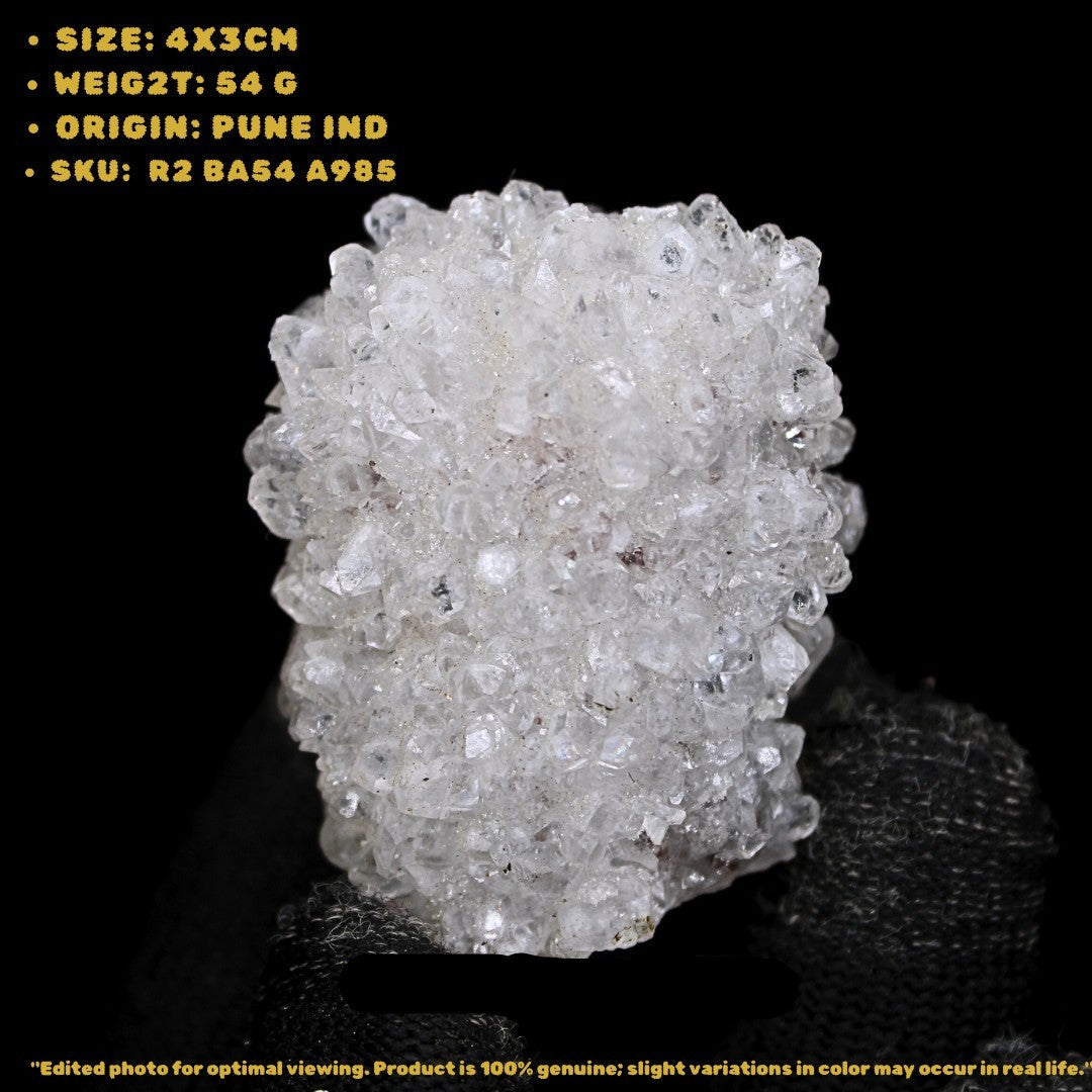 Rare Rainbow Quartz Crystal Cluster 54g – Natural Sparkling Gem 4x3 cm