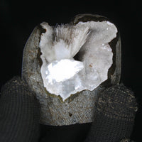128g Scolecite Spray in Heulandite Geode Rare Zeolite Mineral Specimen India