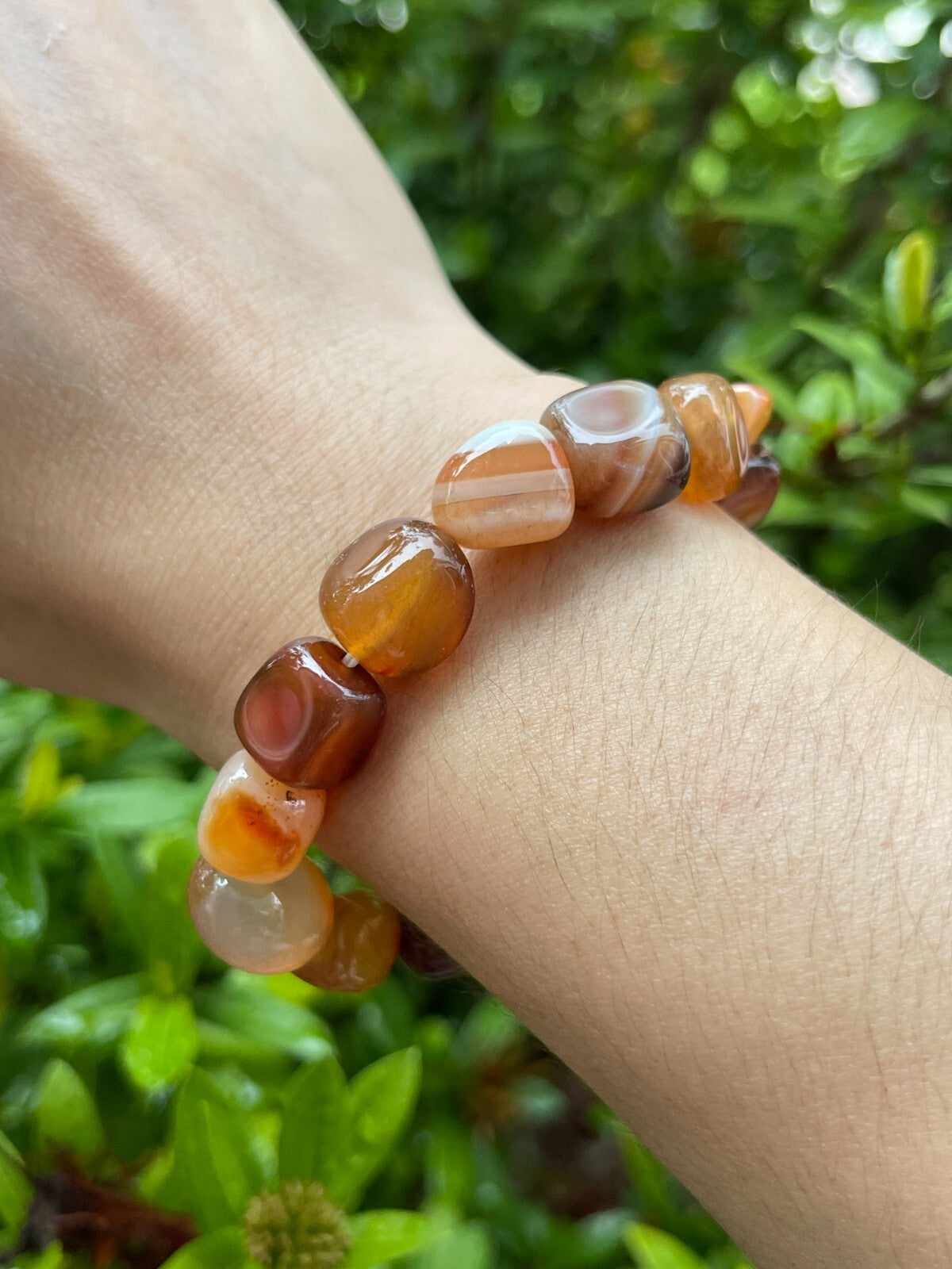 Wholesale Grade A++ Gemstone Nugget Bracelet, Choose from 18 Gemstone Types