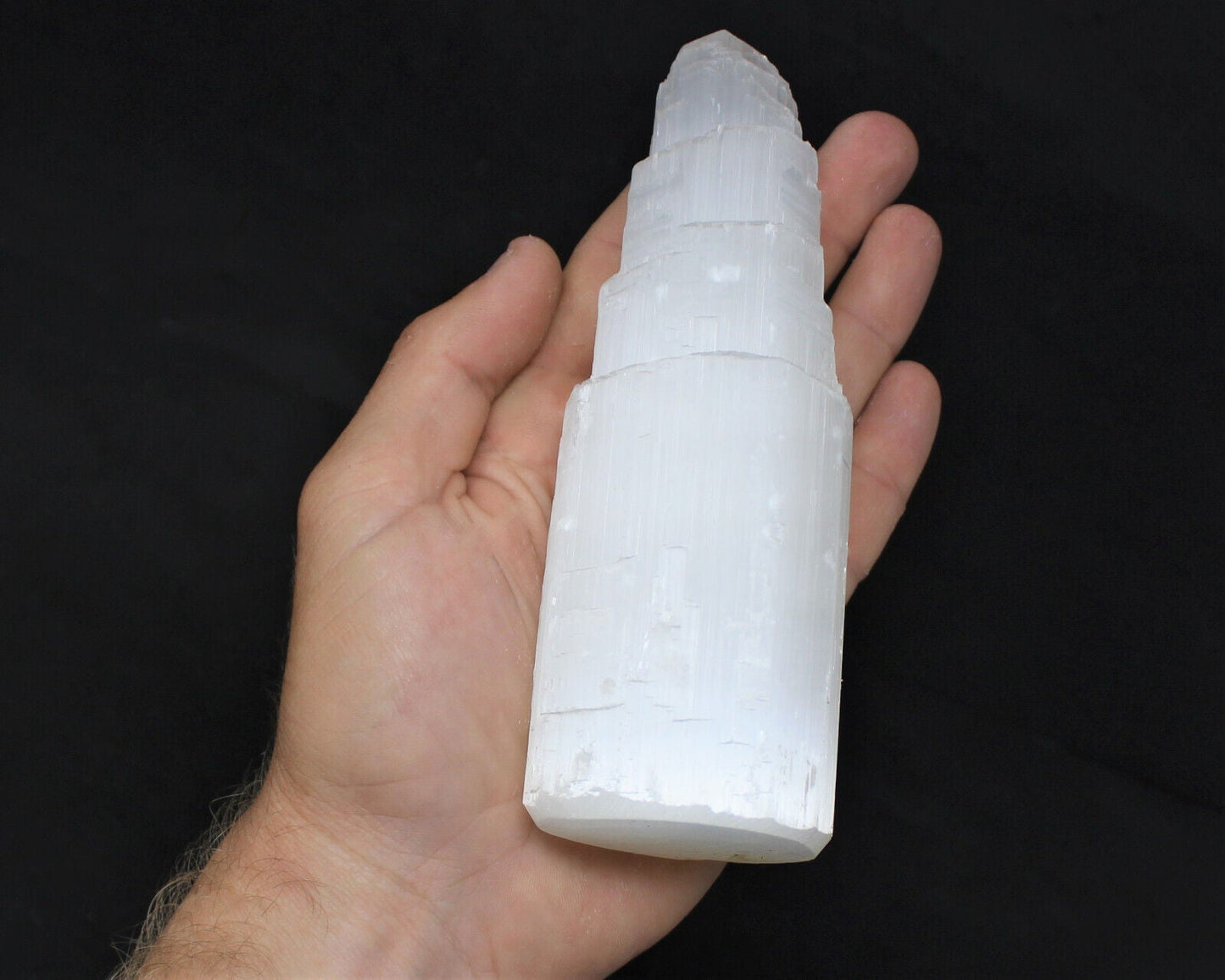 Selenite Crystal Towers 2.5, 4, 6 or 8" (Selenite Tower, Selenite Skyscraper)