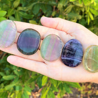 Natural Crystal Worry Stone: Choose Gemstone (Crystal Healing Pocket Stone)
