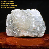 Rare 178g Apophyllite Crystal Cluster Natural Mineral Specimen from India