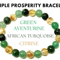 8 mm Bead Gemstone Bracelets: BUY 3 GET 1 FREE! (Stretch Crystal Bead Bracelets)