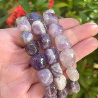 Wholesale Grade A++ Gemstone Nugget Bracelet, Choose from 18 Gemstone Types