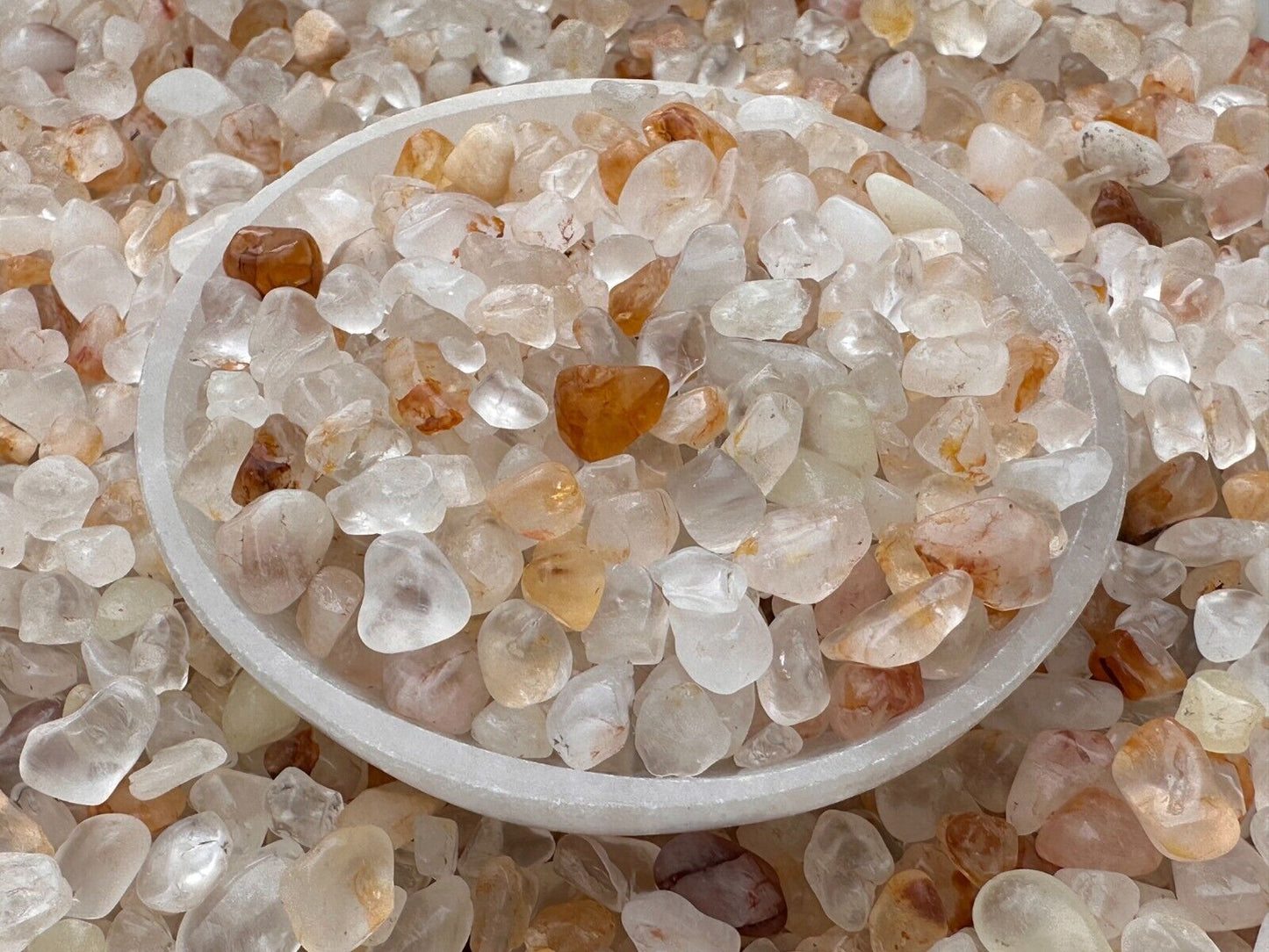 Grade A++ Semi Tumbled Gemstone Mini Chips 3 - 18 mm, Choose From 4 oz to 3 lbs