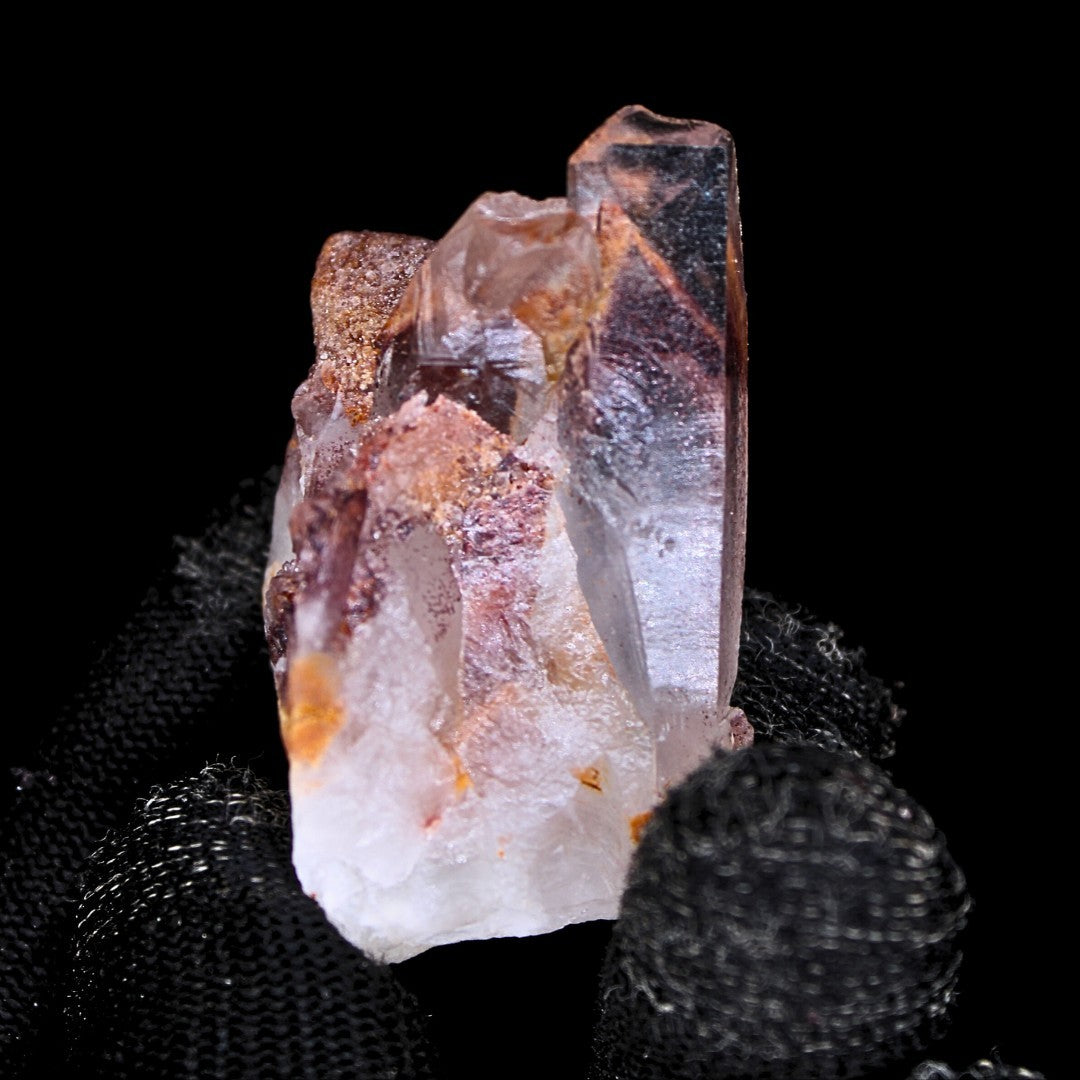 30g Phantom Quartz Crystal 4x2cm Natural Raw Healing Stone from India
