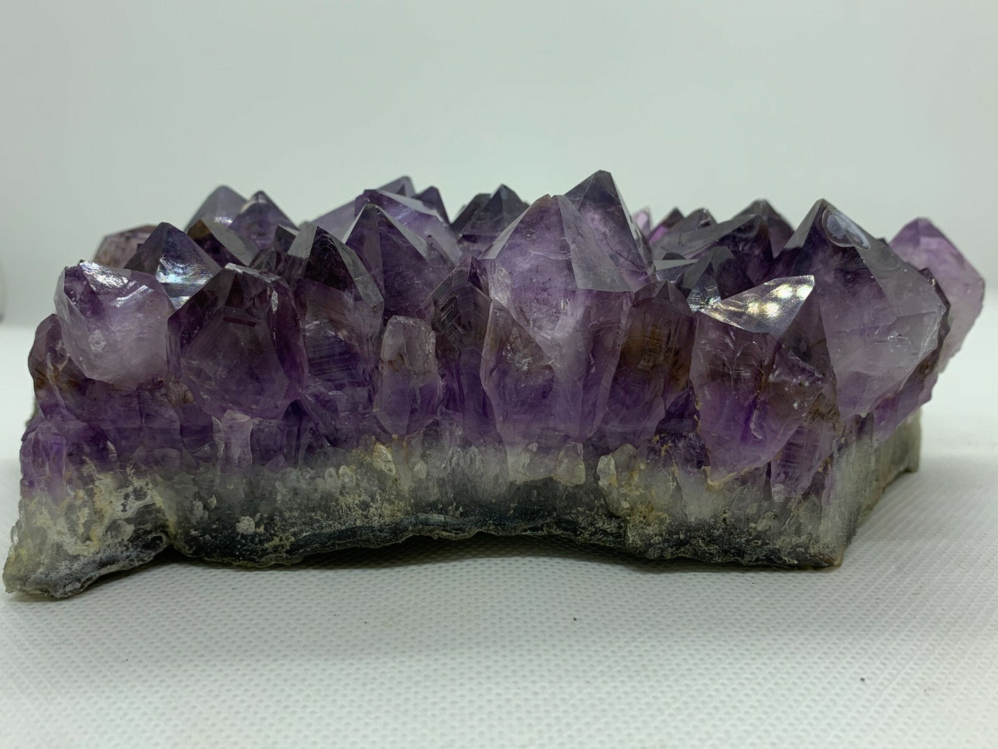 Deep Purple Amethyst Cluster From Uruguayan, Amethyst Geode, Raw Amethyst