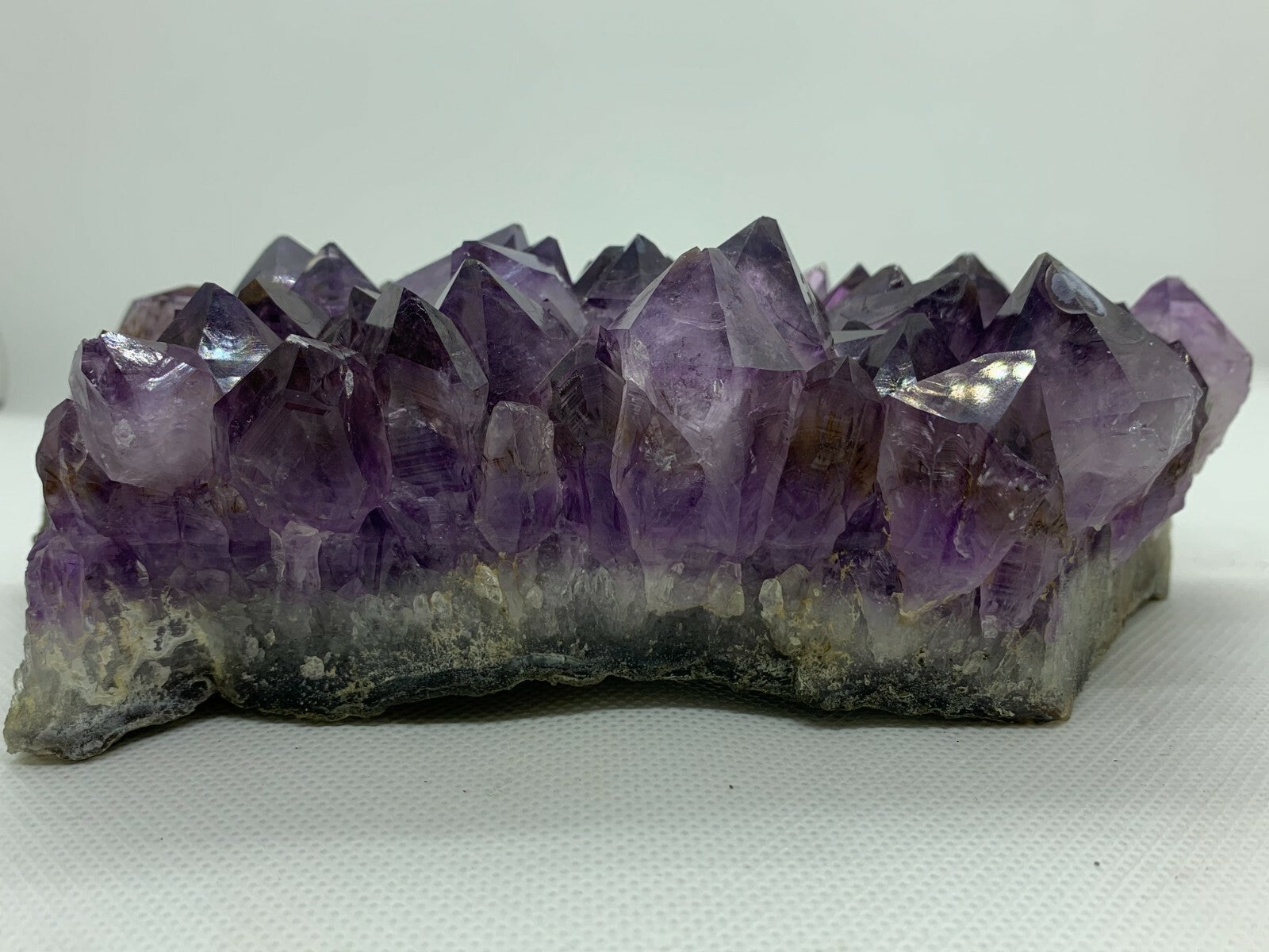 Deep Purple Amethyst Cluster From Uruguayan, Amethyst Geode, Raw Amethyst