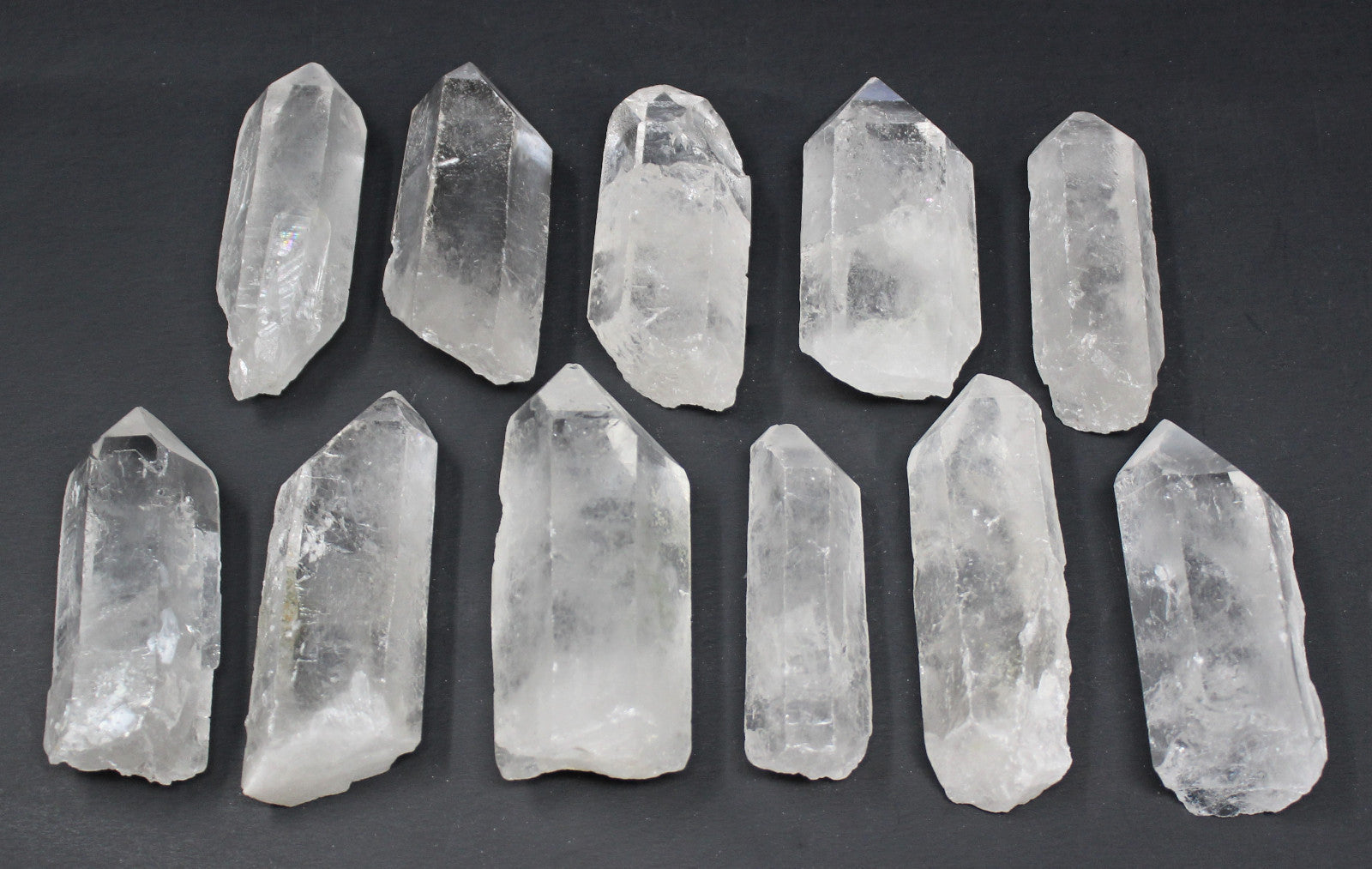 Clear Quartz Crystal Point (3" - 4") Natural Wand Specimen, Reiki Healing