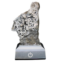 Rare Coral Chalcedony Crystal 290g Botryoidal Mineral Specimen India