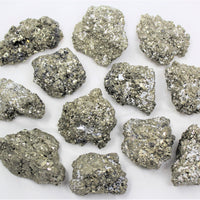 JUMBO Rough Natural Pyrite Crystal Chunks, Huge Raw Pyrite Specimens ('A' Grade)