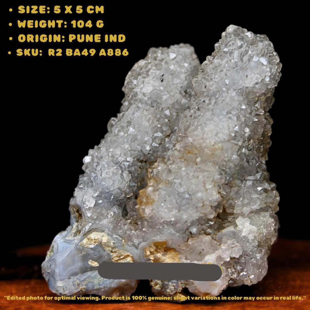 Amethyst Crystal Cluster 104g Calming Stone for Sleep, Peace & Meditation