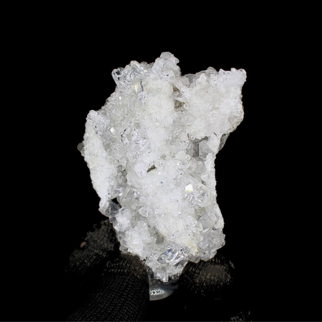 Apophyllite with Clear Quartz Cluster 100g Mineral Specimen India 9x7x4cm