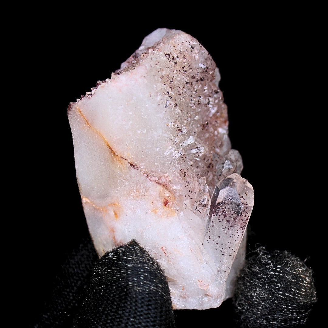 Phantom Quartz Crystal Cluster 75g 6x3 cm Natural Healing Stone from India