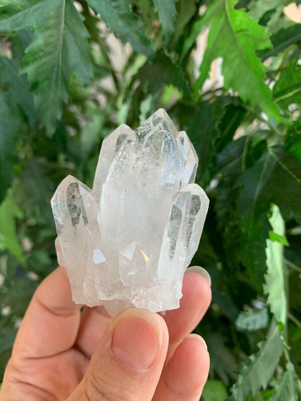 Grade A++ Clear Quartz Crystal Cluster, 1.5"- 2" Raw Clear Quartz Geode