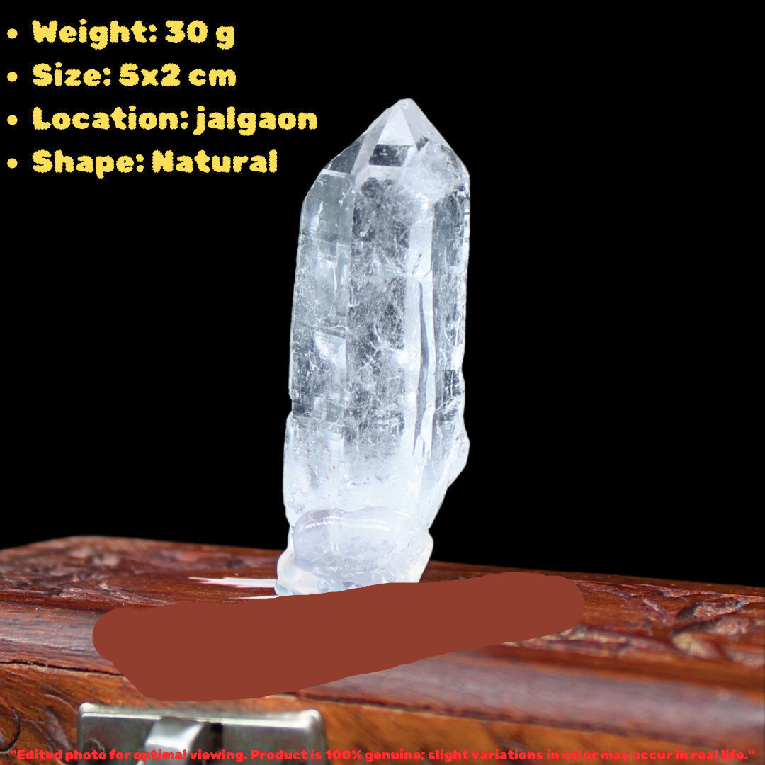 Clear Quartz Cluster 30g 5x2cm Raw Healing Crystal Natural Energy Stone