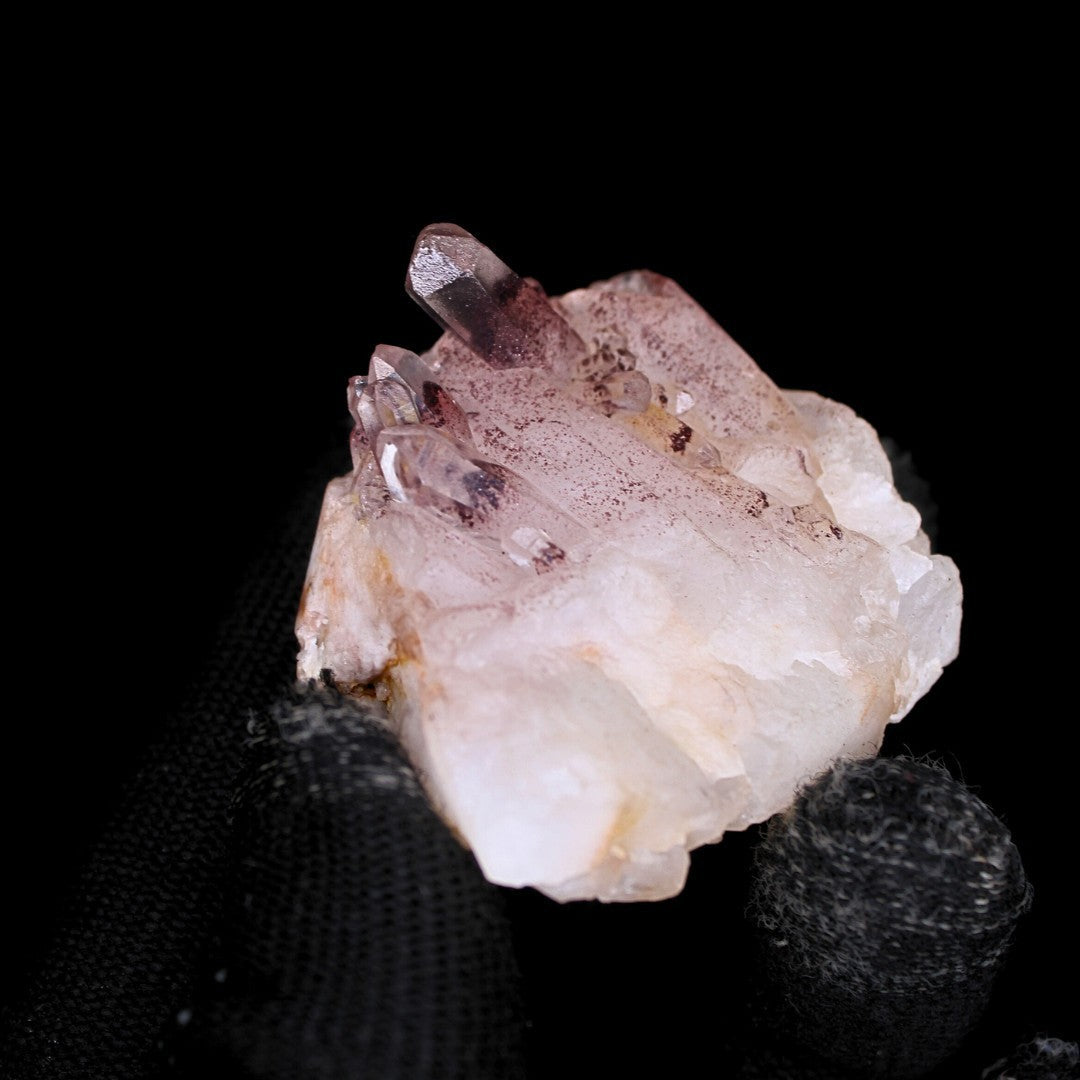 Rare Phantom Clear Quartz Crystal Cluster 56g Mineral Specimen – India