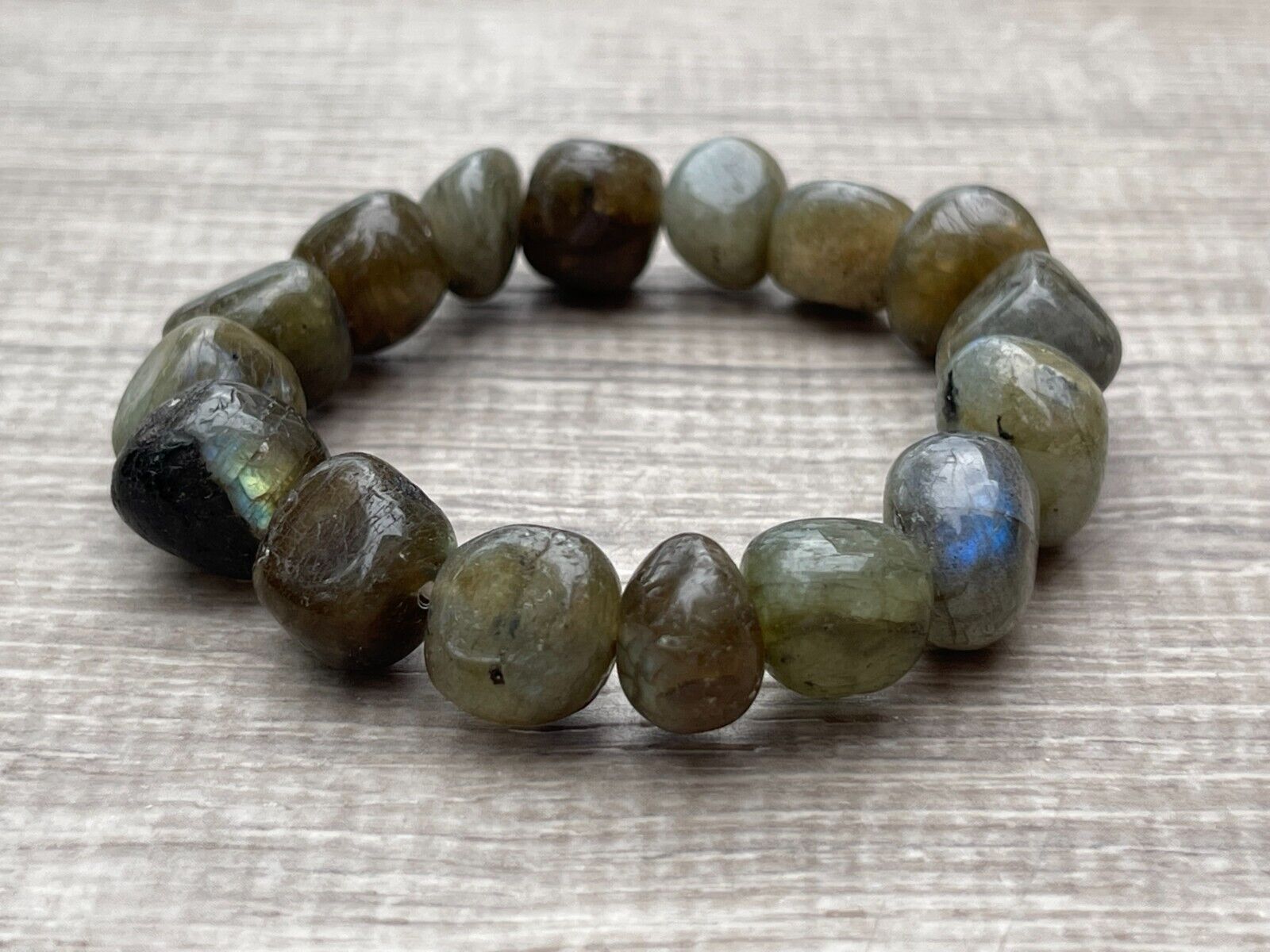 Wholesale Grade A++ Gemstone Nugget Bracelet, Choose from 18 Gemstone Types