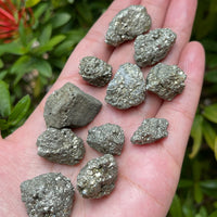 Grade A++ Small Rough Pyrite Stone, 0.5-1" Raw Pyrite Stone, Wholesale Bulk Lot